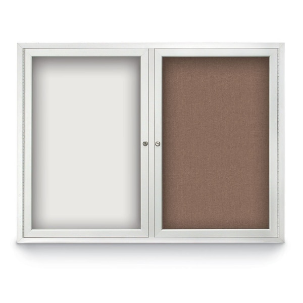 Corkboard, Burgundy/Bronze, 72" x 36"